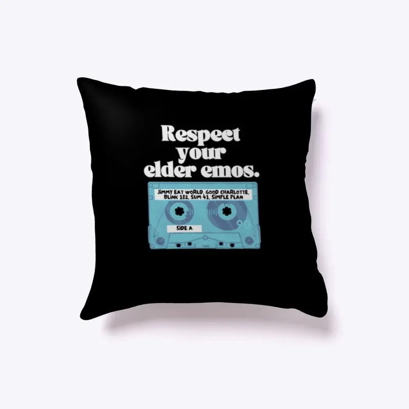 Respect your elder emos pillow 